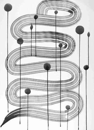 Composition No. 259 van Sumit Mehndiratta, Tekening te koop op Singulart