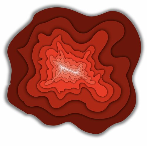 Abstract rose van Sumit Mehndiratta, Afdruk te koop op Singulart