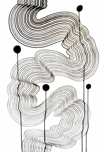 Composition No. 315 de Sumit Mehndiratta, Dibujo a la venta en Singulart