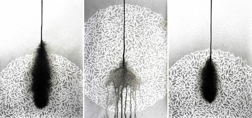 Triptych Drawing 328 von Sumit Mehndiratta, Zeichnungen kaufen auf Singulart