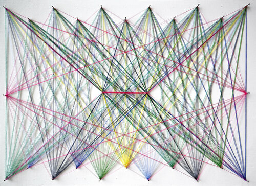 Nailed it Series No. 162 von Sumit Mehndiratta, Textil kaufen auf Singulart