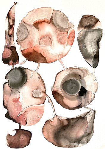 Composition No. 345 par Sumit Mehndiratta, Œuvre sur papier en vente sur Singulart