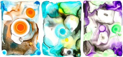 Composition No. 348 par Sumit Mehndiratta, Œuvre sur papier en vente sur Singulart