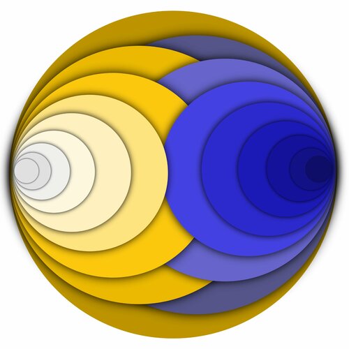 Wall piece Layered optica 8 di Sumit Mehndiratta, Altri media in vendita su Singulart