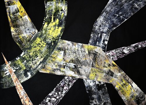 Composition No. 374 di Sumit Mehndiratta, Pittura in vendita su Singulart