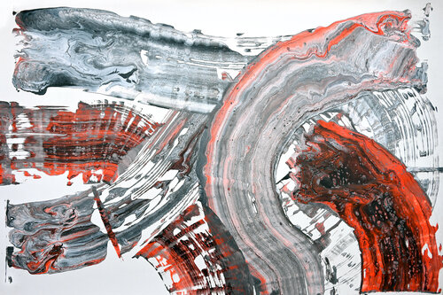 Composition No. 411 di Sumit Mehndiratta, Pittura in vendita su Singulart