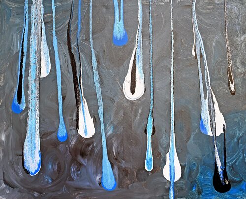 Composition No. 412 van Sumit Mehndiratta, Schilderij te koop op Singulart