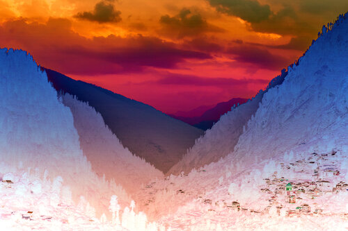 Supermoon sky de Sumit Mehndiratta, Fotografía a la venta en Singulart