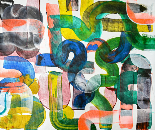 Composition No. 427 van Sumit Mehndiratta, Schilderij te koop op Singulart