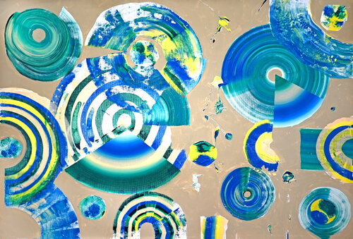 Composition No. 440 van Sumit Mehndiratta, Schilderij te koop op Singulart