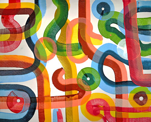 Composition No. 448 van Sumit Mehndiratta, Schilderij te koop op Singulart