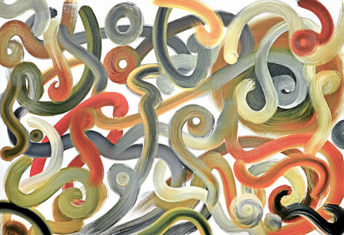 Composition No. 454 von Sumit Mehndiratta, Malerei kaufen auf Singulart