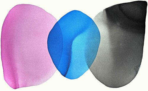 Three wise blots di Sumit Mehndiratta, Pittura in vendita su Singulart