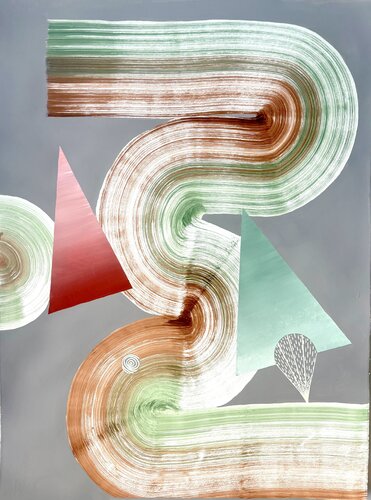 Almost triangulated van Sumit Mehndiratta, Werk op papier te koop op Singulart