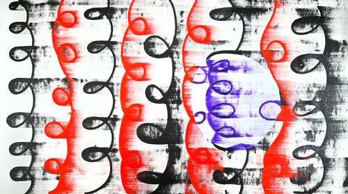 Curly waves von Sumit Mehndiratta, Malerei kaufen auf Singulart