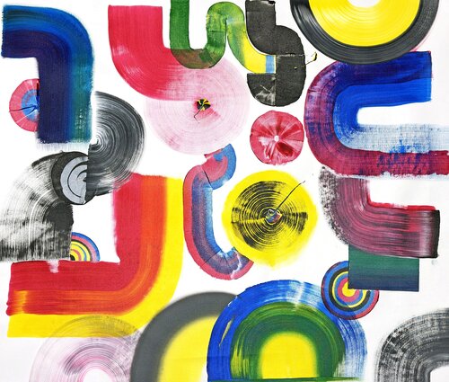 Simply CMYK by Sumit Mehndiratta, Painting for Sale on Singulart