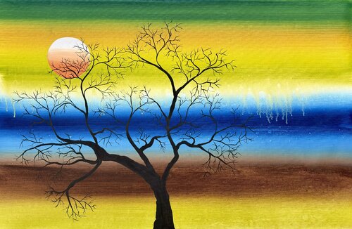 Desert spring van Sumit Mehndiratta, Schilderij te koop op Singulart