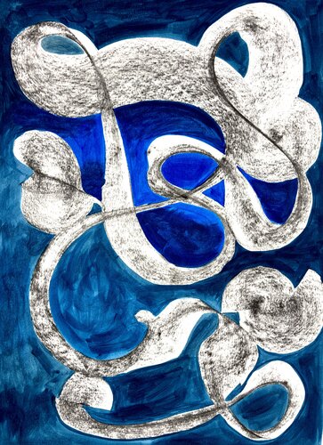 Stormy seas par Sumit Mehndiratta, Œuvre sur papier en vente sur Singulart