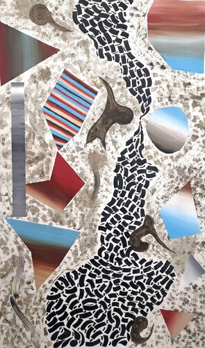 Composition No. 180 von Sumit Mehndiratta, Malerei kaufen auf Singulart