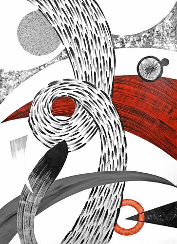 Composition No. 213 van Sumit Mehndiratta, Schilderij te koop op Singulart