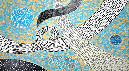 Composition No. 223 di Sumit Mehndiratta, Pittura in vendita su Singulart