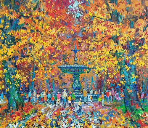 The Mariinsky park von Andrey Chebotaru, Malerei kaufen auf Singulart