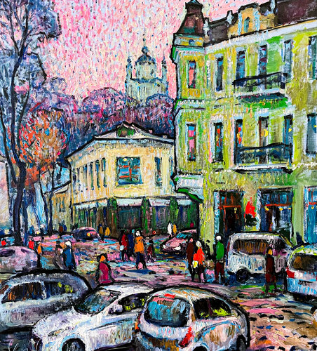 Podil. Favorite place von Andrey Chebotaru, Malerei kaufen auf Singulart
