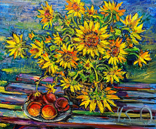 Summer in Truskavets von Andrey Chebotaru, Malerei kaufen auf Singulart