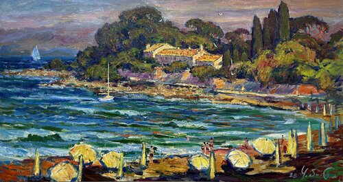 "Evening Beach, La Garoup, Antibes" France Antibes Andrey Chebotaru