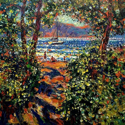 "Yacht" Antibes. France. von Andrey Chebotaru, Malerei kaufen auf Singulart