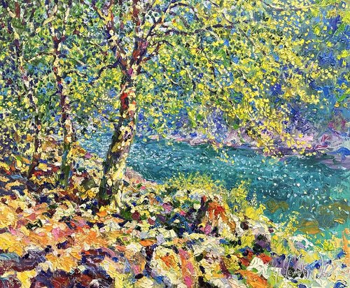 Fairy-tale Morning van Andrey Chebotaru, Schilderij te koop op Singulart