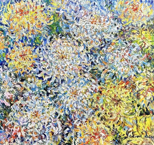 Autumn kiss van Andrey Chebotaru, Schilderij te koop op Singulart