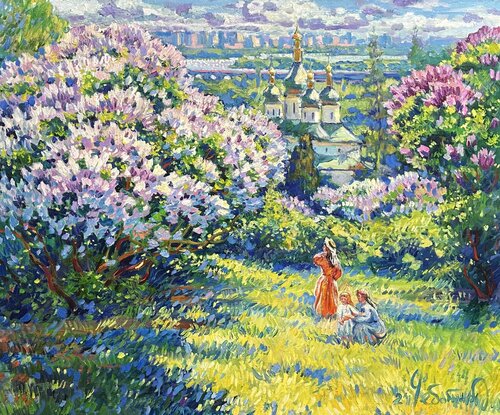 At a walk von Andrey Chebotaru, Malerei kaufen auf Singulart