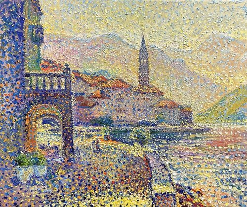 Morning Perast di Andrey Chebotaru, Pittura in vendita su Singulart