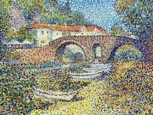 Merry bridge de Andrey Chebotaru, Pintura a la venta en Singulart