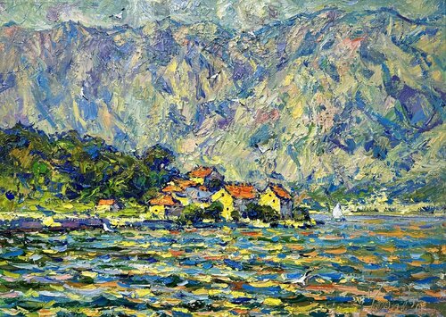 Tender Montenegro van Andrey Chebotaru, Schilderij te koop op Singulart