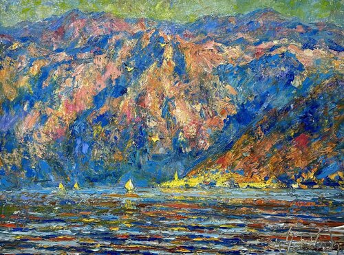 Sea symphony di Andrey Chebotaru, Pittura in vendita su Singulart