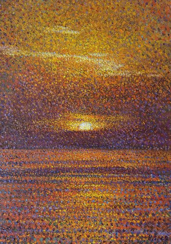The radiance of the fading day van Andrey Chebotaru, Schilderij te koop op Singulart
