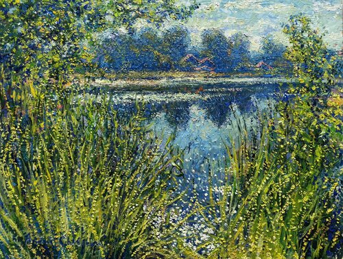 Melody of water van Andrey Chebotaru, Schilderij te koop op Singulart