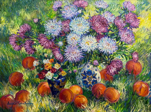 Fragrance of the garden by Andrey Chebotaru, 회화 for Sale on Singulart