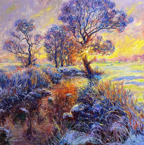 Moment of happiness di Andrey Chebotaru, Pittura in vendita su Singulart