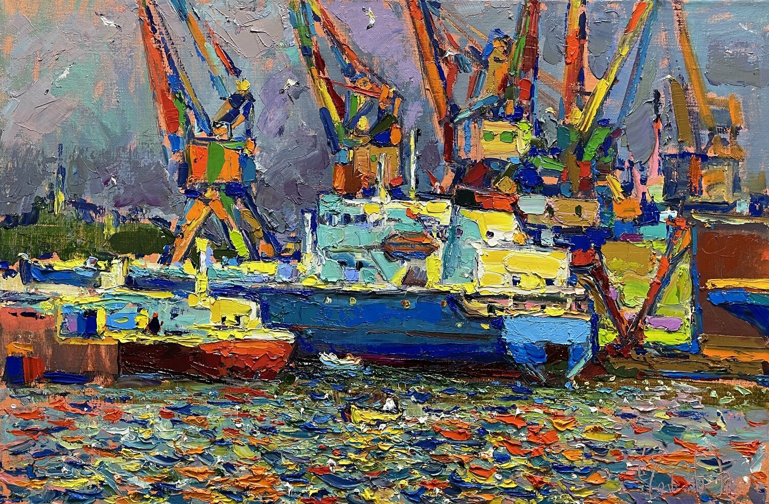 In port Andrey Chebotaru