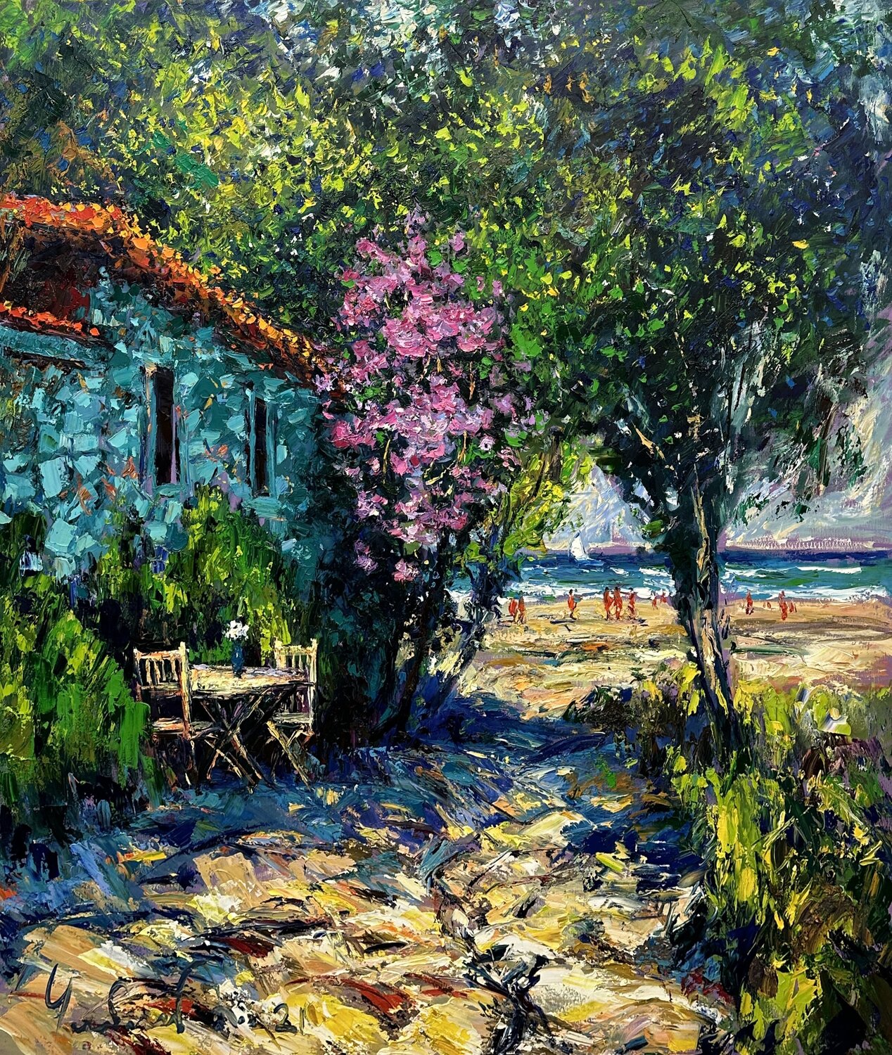 "Enchanting Day in Marmaris" Marmaris. Turkey. Andrey Chebotaru Originalgemälde zu verkaufen