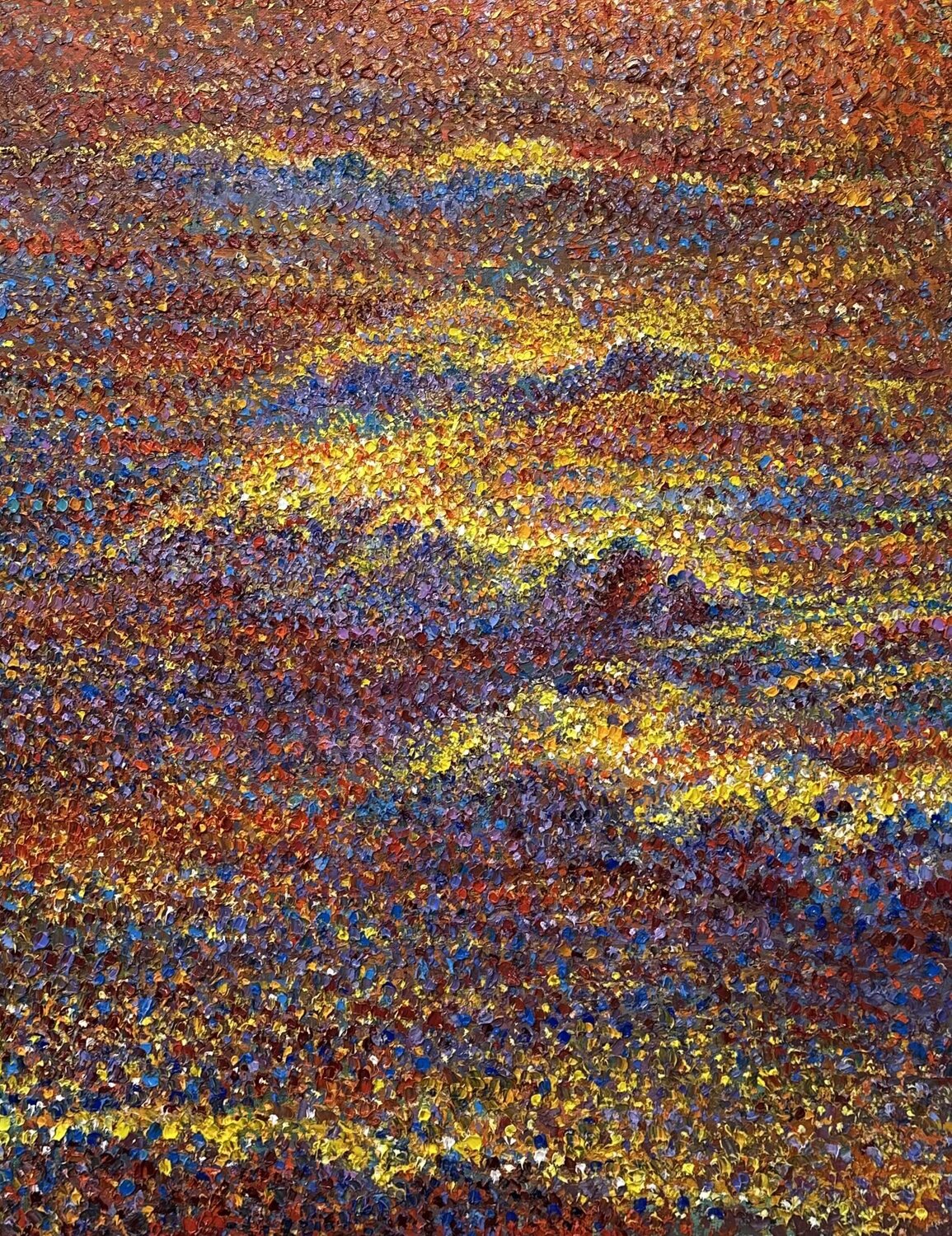 The radiance of a magical evening Andrey Chebotaru Originalgemälde zu verkaufen