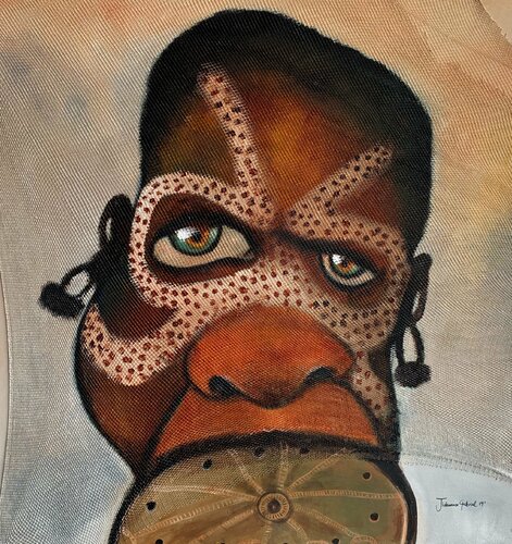 African heritage von Gabriel Jideonwor, Malerei kaufen auf Singulart