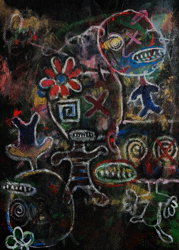 Friendship de Gabriel Jideonwor, Pintura a la venta en Singulart