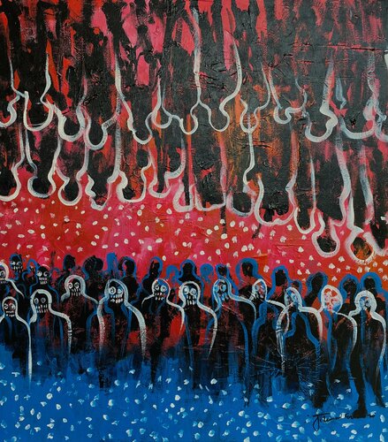 The world and it’s shadows von Gabriel Jideonwor, Malerei kaufen auf Singulart