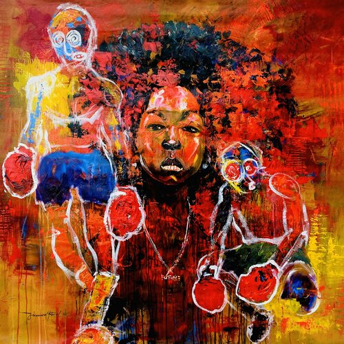No pain, no gain by Gabriel Jideonwor, Painting for Sale on Singulart