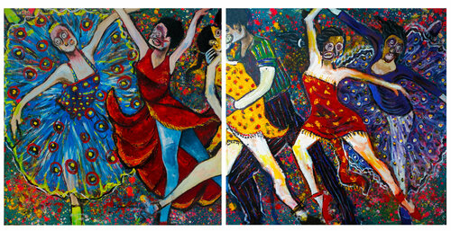 Celebration de Gabriel Jideonwor, Pintura a la venta en Singulart