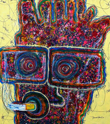 Hyper man de Gabriel Jideonwor, Pintura a la venta en Singulart